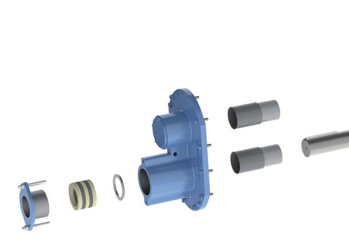 Broquet KMC60 — Шестерённый насос Broquet KMC60 (корпус K, ротор MC, типоразмер 60)
