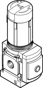 FESTO MS4-LRB-1/4-D5-A8-AS — Регулятор давления