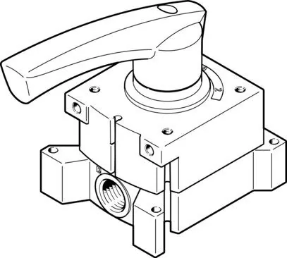 FESTO VHER-H-B43C-G18 — Пневмораспределитель