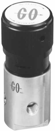 GO Regulator CBP-3 — Компактный регулятор давления «после себя» из нержавеющей стали CBP-3