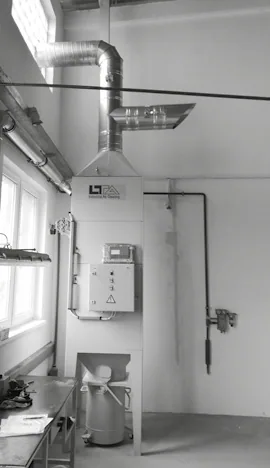 LTA Lufttechnik Md 300-CIP(X) — Механический фильтр пыли и дыма, стандартное исполнение с автоматической очисткой