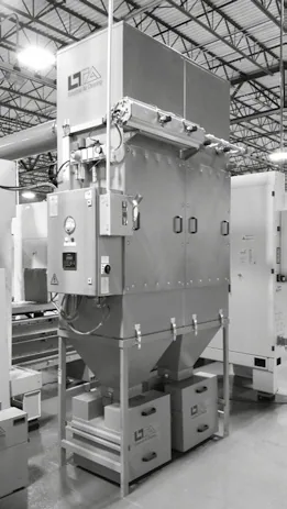 LTA Lufttechnik Md 400-HCIP(X) — Механический фильтр пыли и дыма, класс high-end с автоматической очисткой