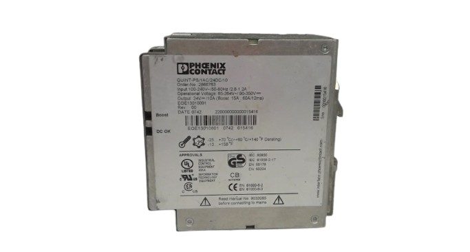 PHOENIX CONTACT QUINT-PS/1AC/24DC/10